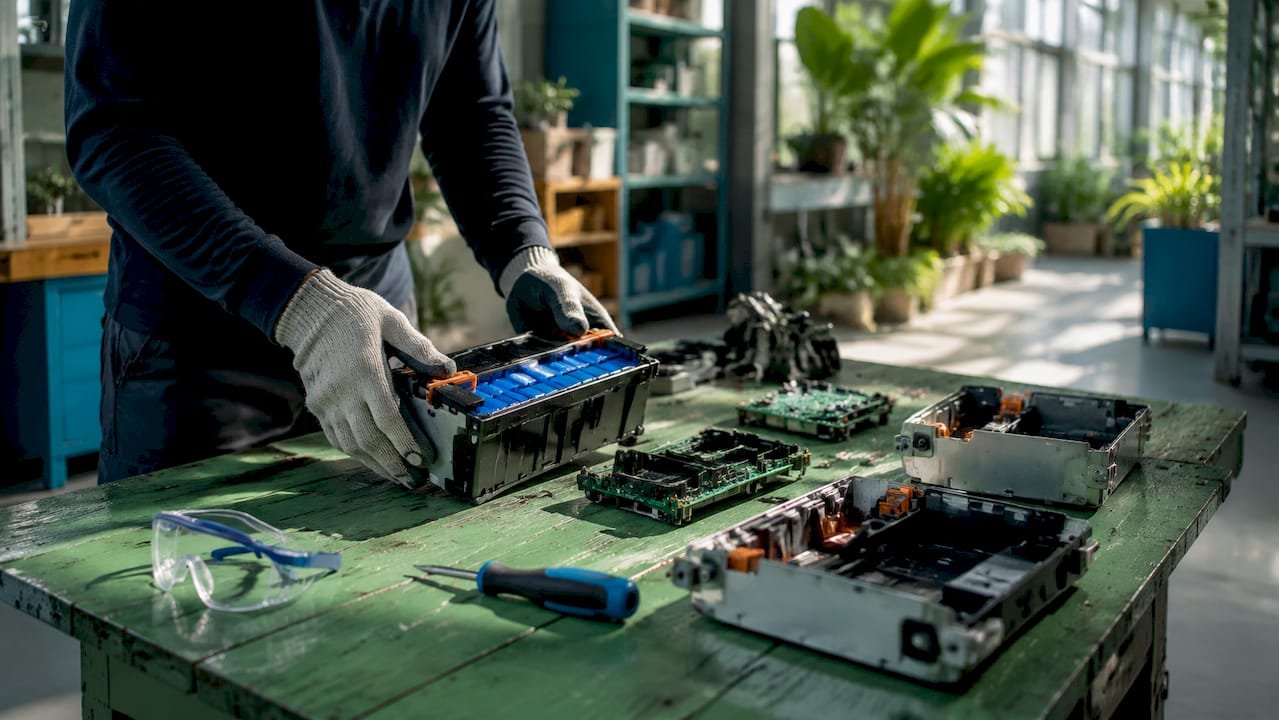Zelf een lithium-ion thuisbatterij uit elkaar halen