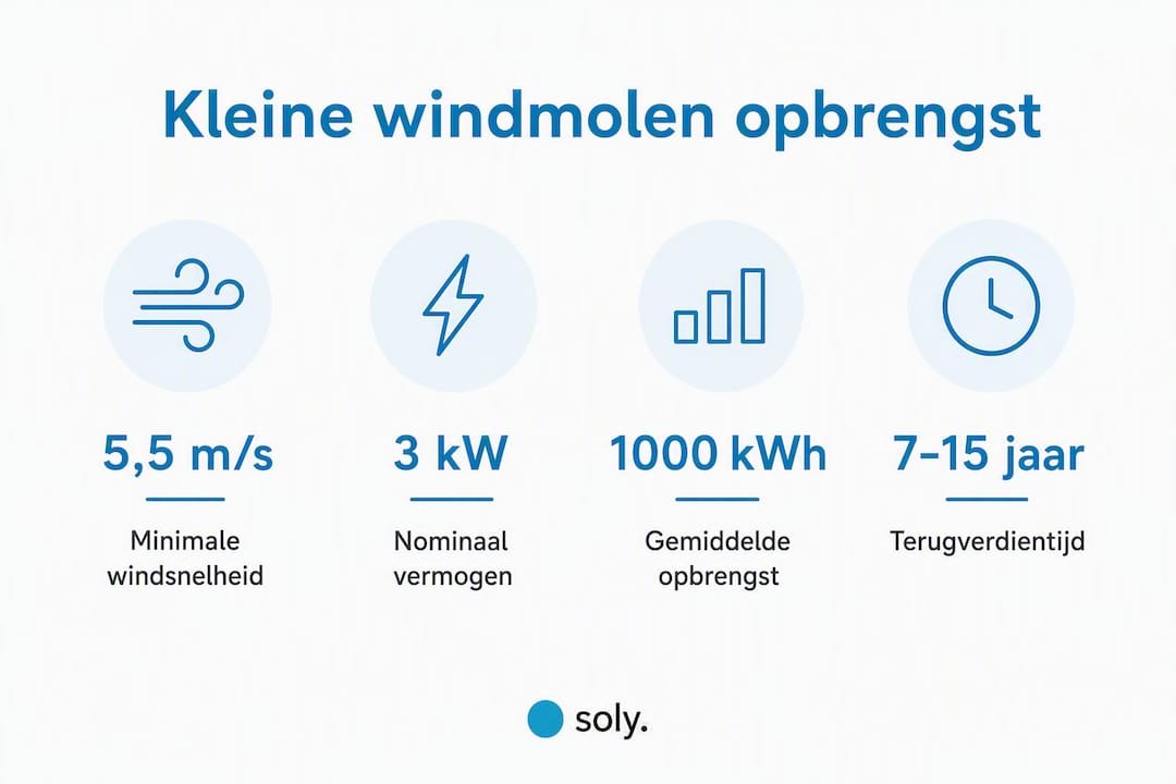 Overzicht: Wat levert een kleine windmolen op en hoe rendabel is het?