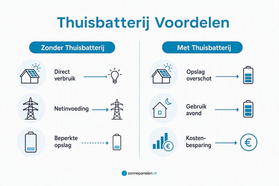 Infographic: de voordelen van een thuisbatterij op een rijtje gezet