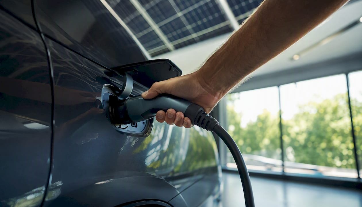Je elektrische auto opladen met zonne-energie