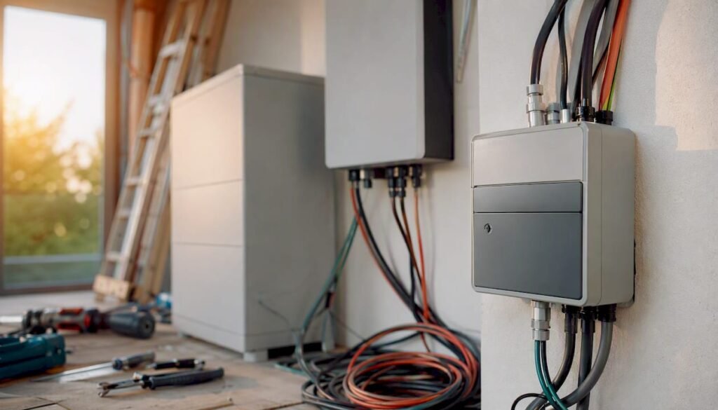 Slim ingericht hoekje in huis met energiezuinige apparaten