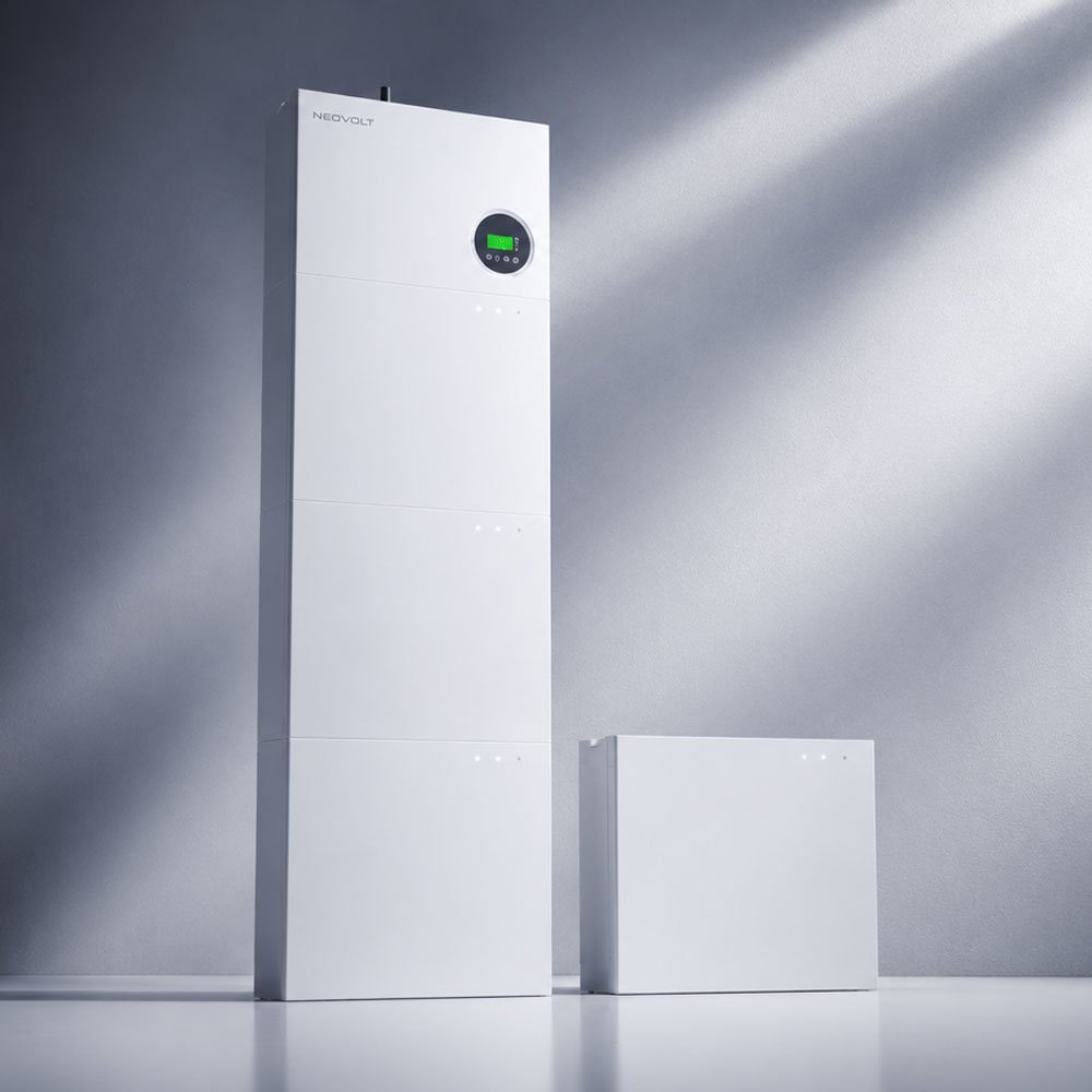 1 fase 6Kw hybride omvormer + 19,2Kw batterij