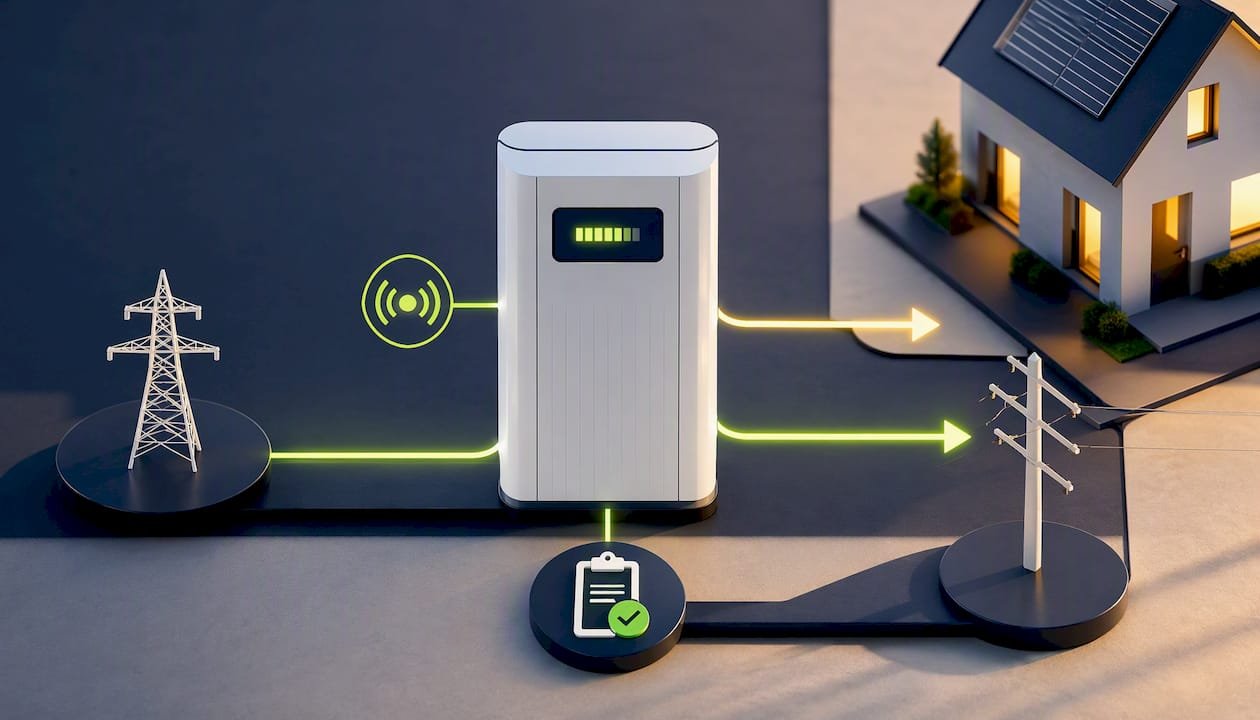 Slimme energiestromen tussen het net en de thuisbatterij